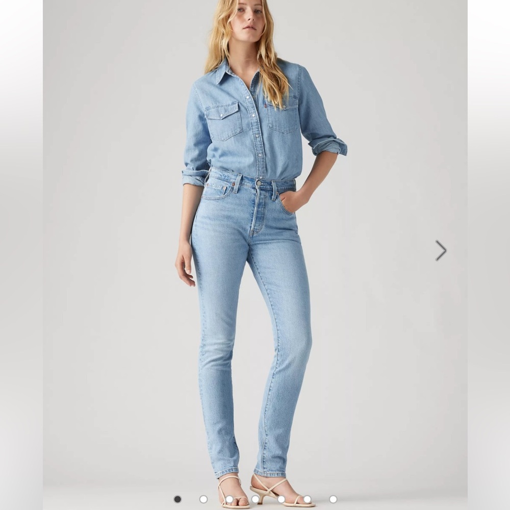 Levi's 501 Skinny Jeans - Tango Light - Size 26